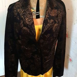 Ralph Lauren gold print jacket